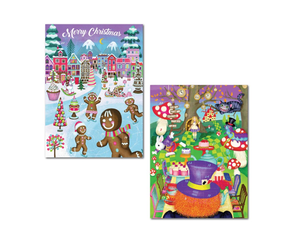 夢幻節日降臨倒數日曆牛奶巧克力 75克